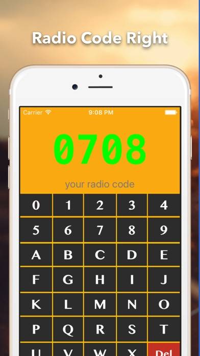 Radio Code for Renault Captura de pantalla de la aplicación #2