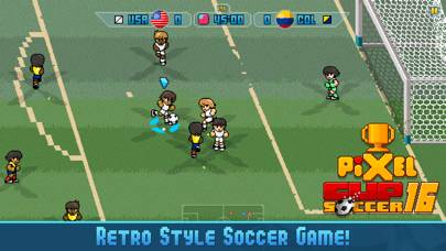 Pixel Cup Soccer 16 Скриншот приложения #1