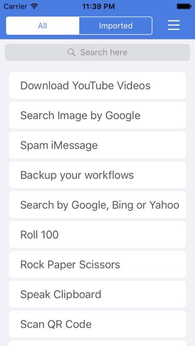 Workflow Helper Capture d'écran de l'application