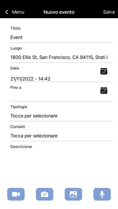 Acta Memento Schermata dell'app