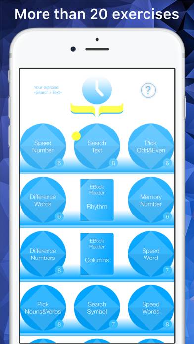 Speed Reading IQ plus: epub, pdf App screenshot #1