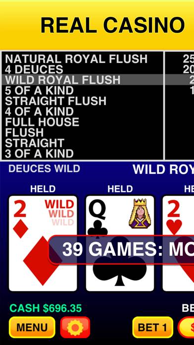 Video Poker Classic App screenshot #1