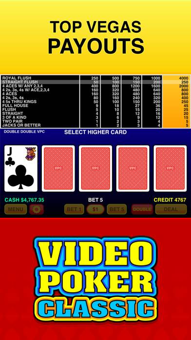 Video Poker Classic App skärmdump #5