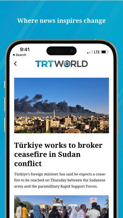 TRT World Schermata dell'app #1
