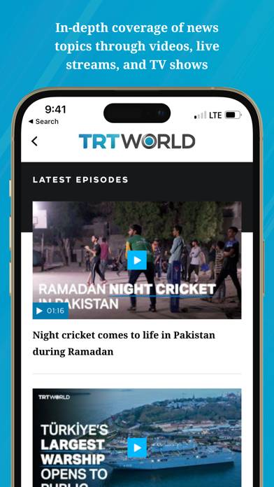 TRT World Uygulama ekran görüntüsü #5
