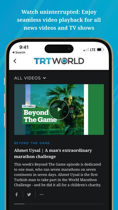 TRT World Uygulama ekran görüntüsü #6