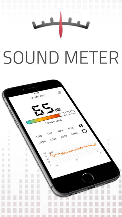 Sound Meter HQ Captura de pantalla de la aplicación #1