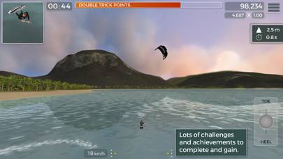Kiteboard Hero Capture d'écran de l'application #2