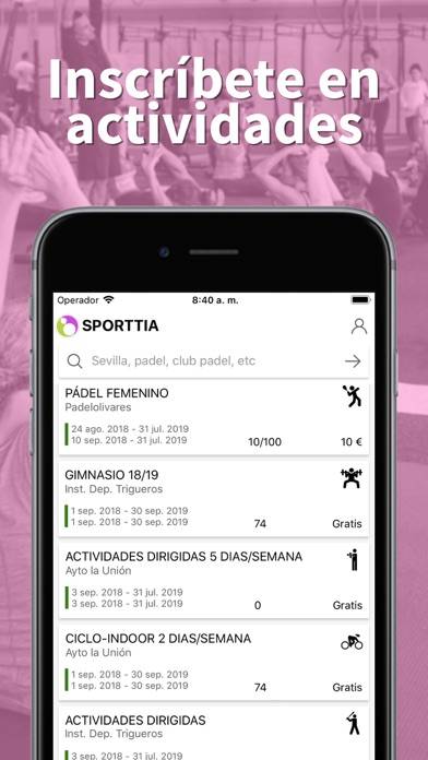 Sporttia App screenshot #3