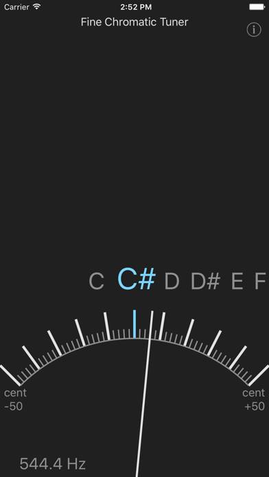 Fine Chromatic Tuner Schermata dell'app #2