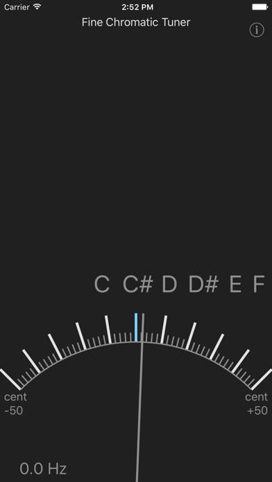 Fine Chromatic Tuner Schermata dell'app #3
