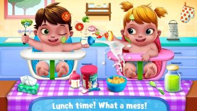 Baby Twins Babysitter game screenshot