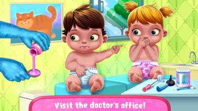 Baby Twins Babysitter game screenshot