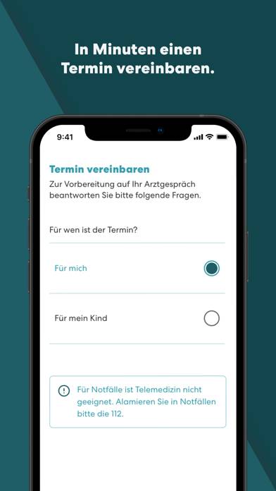 TeleClinic App-Screenshot