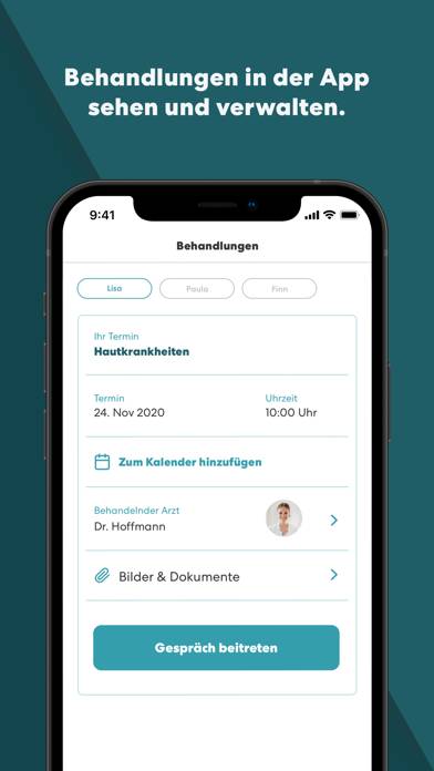 TeleClinic App-Screenshot