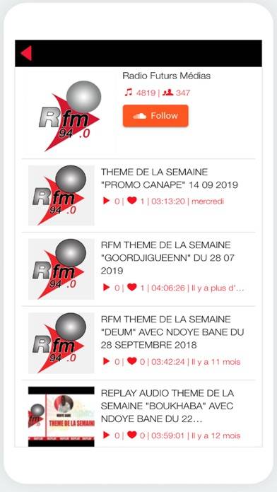 Rfm Radio Senegal App screenshot #4