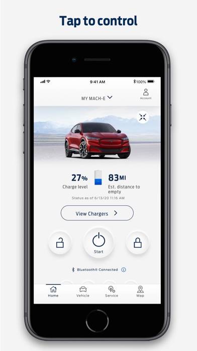 FordPass™ Schermata dell'app #1