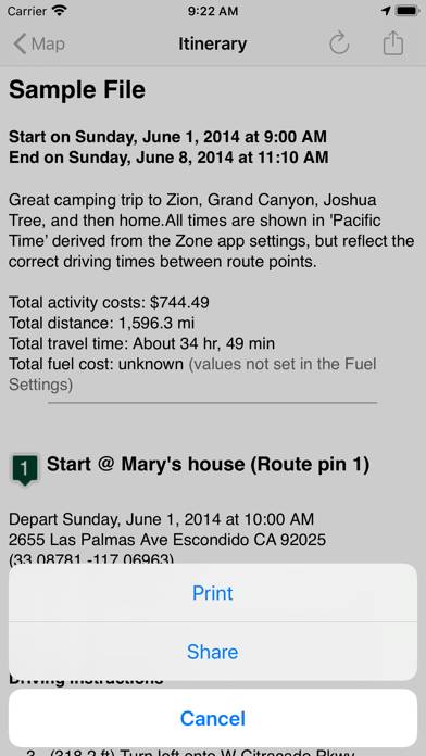 Road Trip Planner™ App screenshot #3