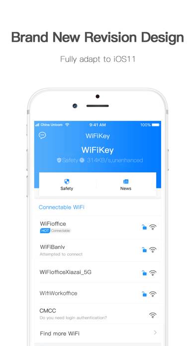 WiFiKey-Connect To Shared WiFi App screenshot #1