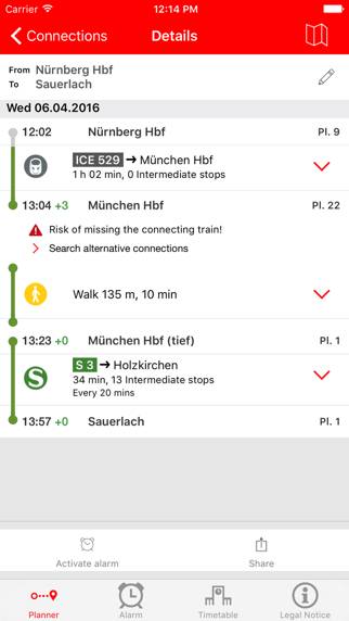 DB Streckenagent App screenshot #3