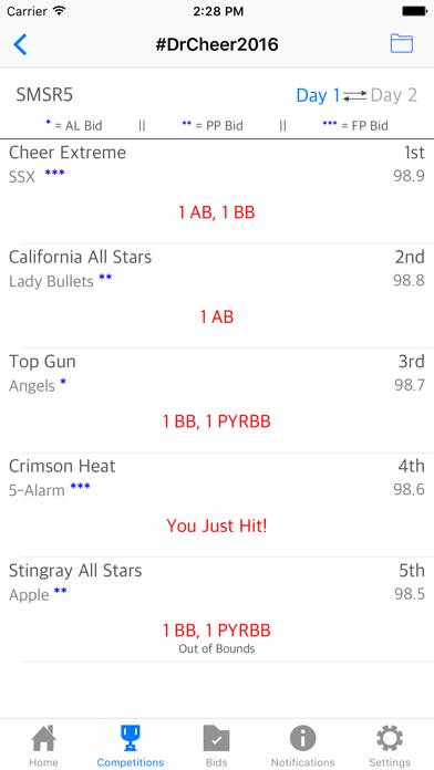 Cheer Updates screenshot