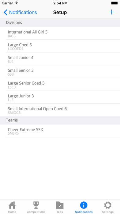 Cheer Updates App screenshot