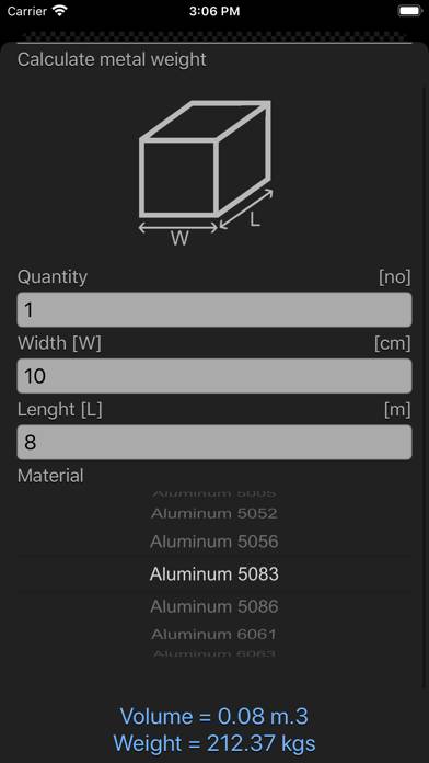 Metal Calculator Plus App screenshot #2