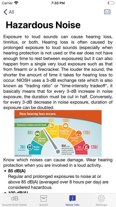 NIOSH Sound Level Meter App screenshot #3