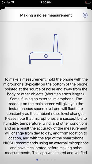 NIOSH Sound Level Meter App screenshot #5