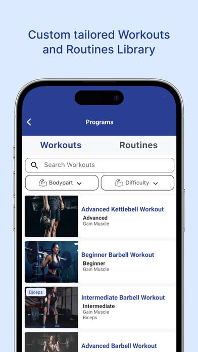 MuscleWiki: Workout & Fitness Captura de pantalla de la aplicación #4