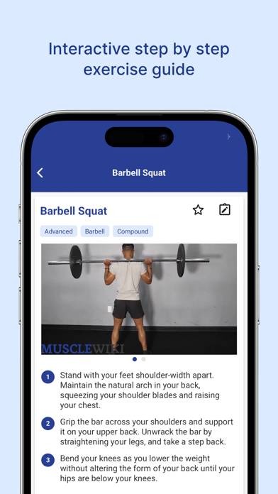 MuscleWiki: Workout & Fitness Capture d'écran de l'application #5