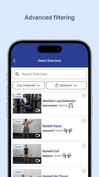 MuscleWiki: Workout & Fitness Capture d'écran de l'application #6