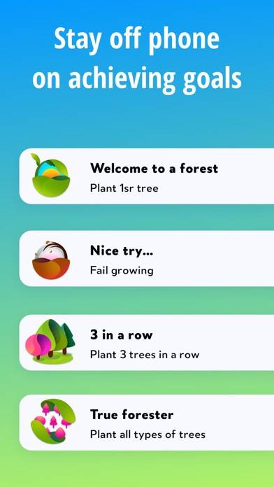 Forest Grow – Motivation Alarm App screenshot