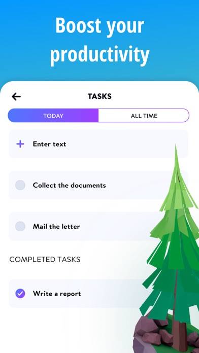 Forest Grow – Motivation Alarm App screenshot