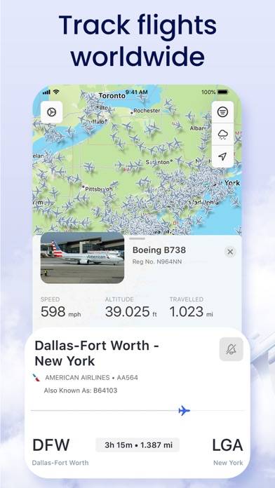 Planes Live Schermata dell'app #1
