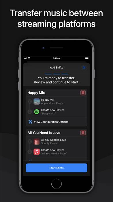 SongShift App-Screenshot #2