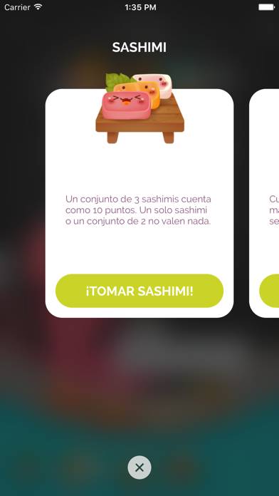 Sushi Go! Schermata dell'app #3