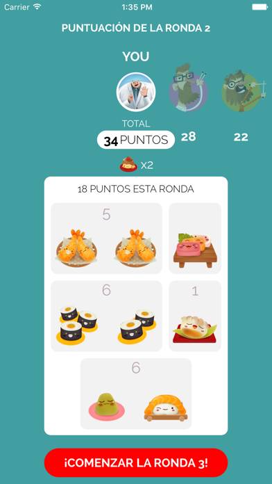 Sushi Go! Schermata dell'app #4