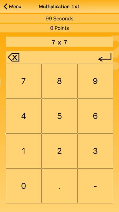 Multiplication 1x1 App screenshot #1