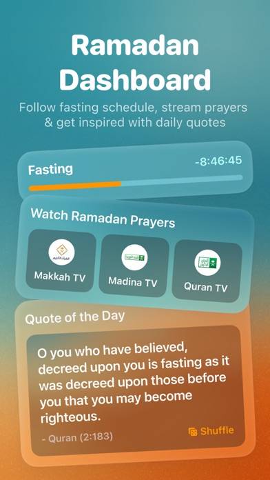 Ramadan 2024 • Athan Pro Uygulama ekran görüntüsü #1