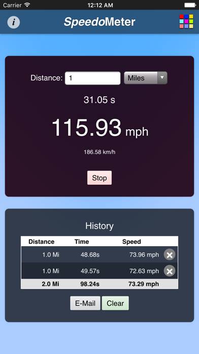 Speedometer App 2 App screenshot #2