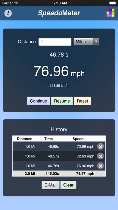 Speedometer App 2 App screenshot #3