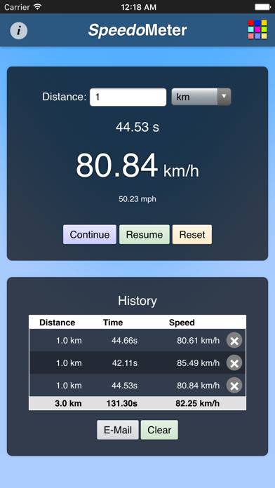 Tachometer 2 App-Screenshot