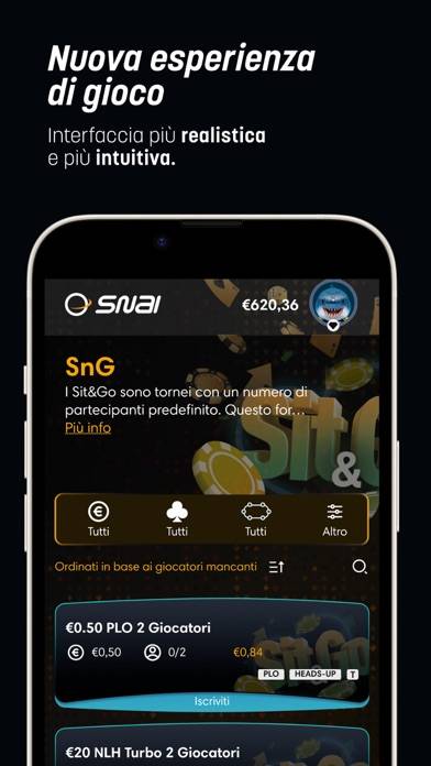 SNAI Poker Schermata dell'app #3