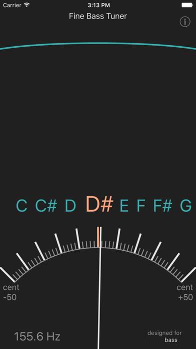 Fine Bass Tuner App-Screenshot #2