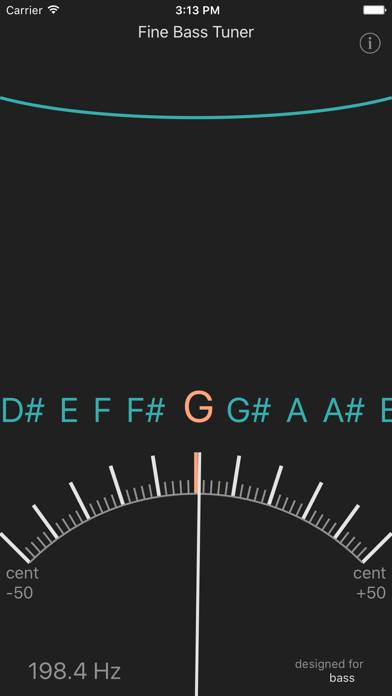 Fine Bass Tuner App-Screenshot #3