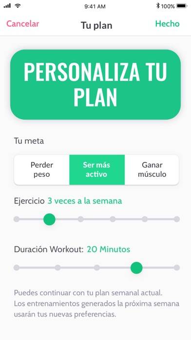 30 Day Fitness Schermata dell'app #5