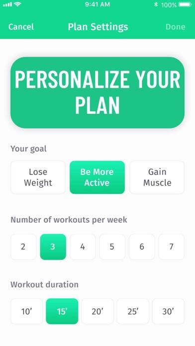 30 Day Fitness Captura de pantalla de la aplicación #6