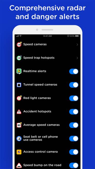 Radarbot: Speed Cameras | GPS Captura de pantalla de la aplicación #6