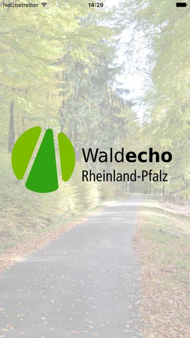 WaldEcho Rheinland-Pfalz Bildschirmfoto